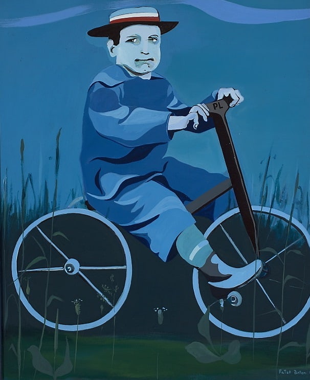 Cyklista Antoni Falat 1975